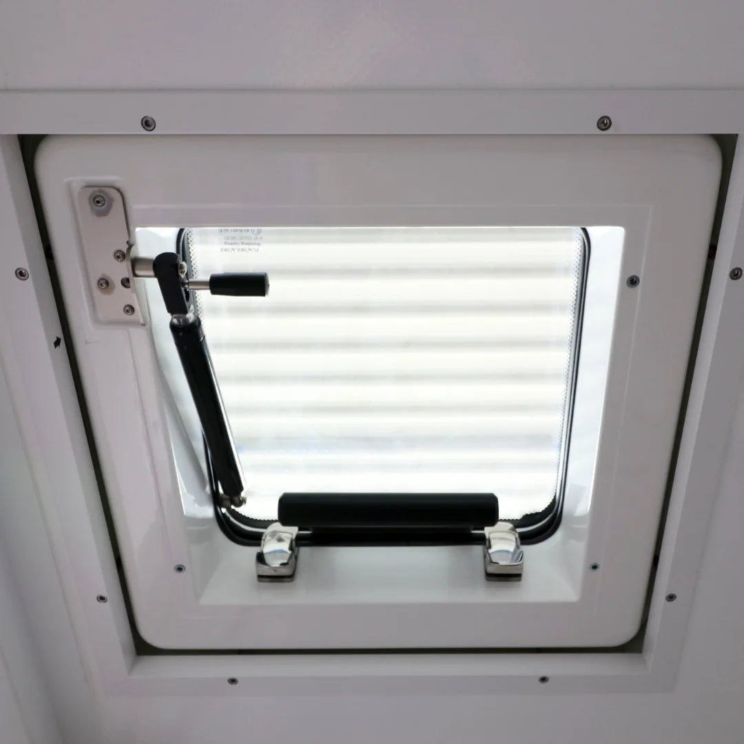 Echtglas Dachfenster für Expeditionsmobile inkl. Kombirollo – KCT